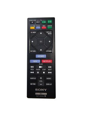 Genuine Sony RMT-B126A Blu-Ray Player Remote Control with Netflix Button